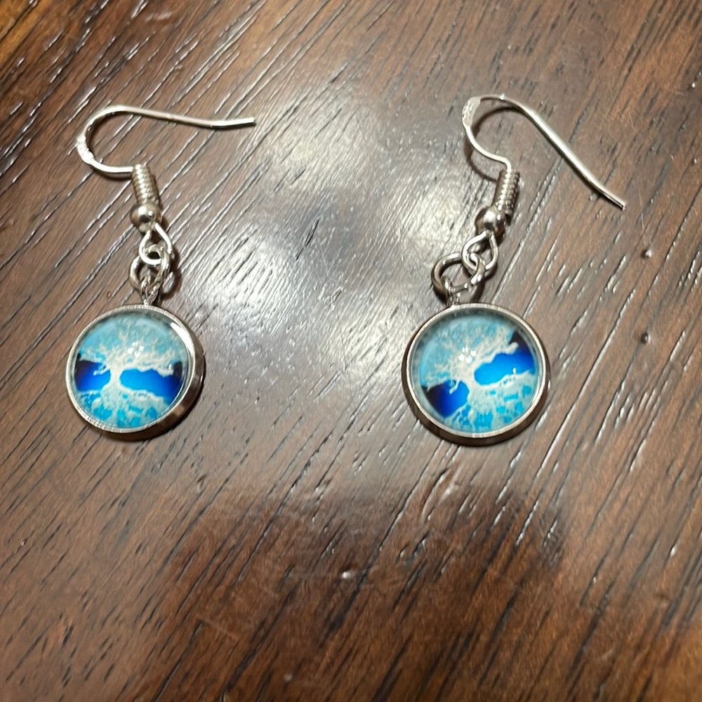Woman’s Earrings. 925 Stamp. Silver